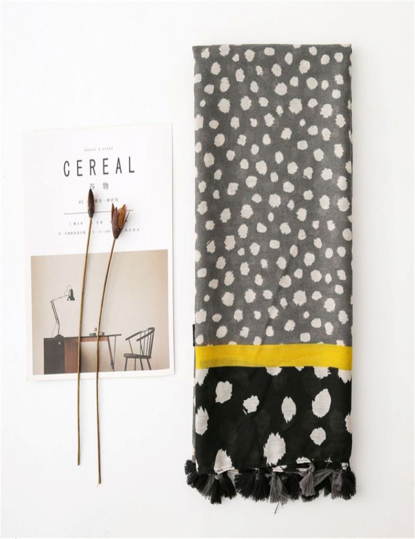 Cotton Viscose Printed Scarf