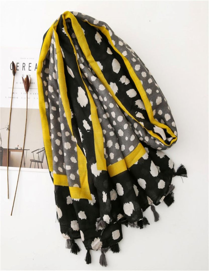 Cotton Viscose Printed Scarf
